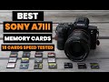 Best Sony A7III Memory Cards - 18 SD Cards Tested In-Camera!