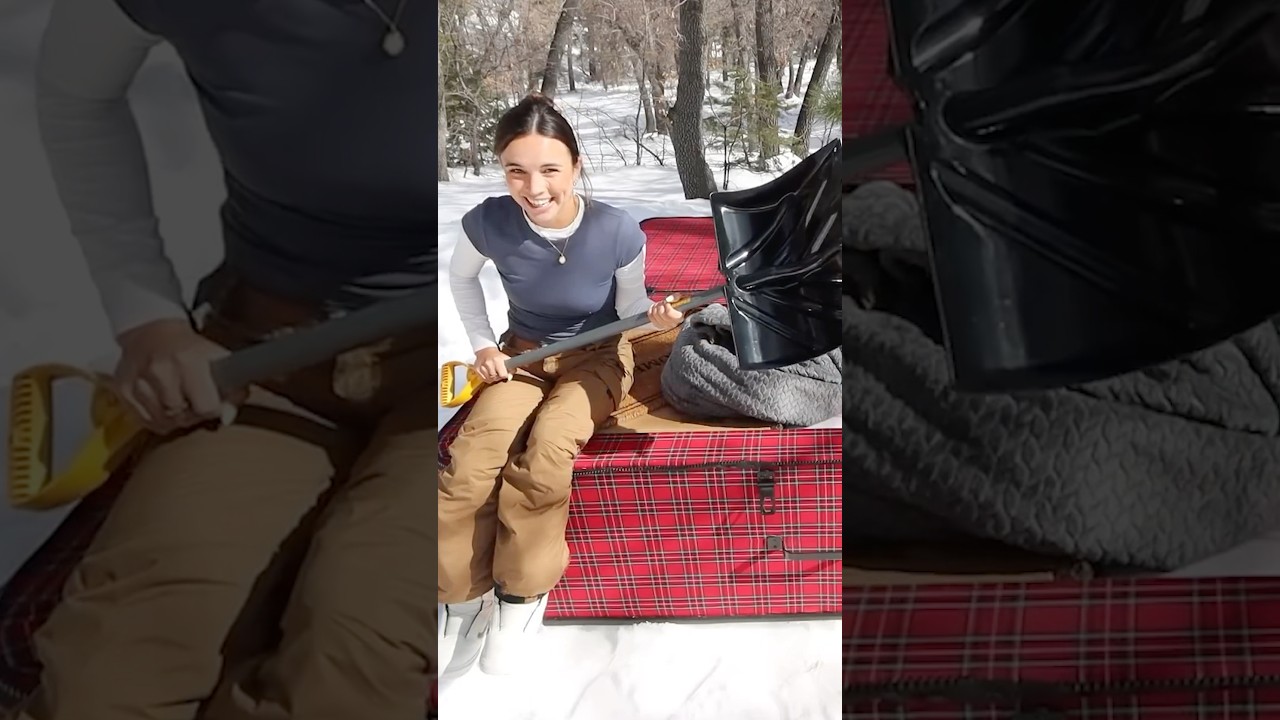 I Survived 3 Days in the Snow Using The World’s Largest Suitcase