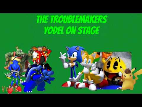 The troublemakers yodel on stage