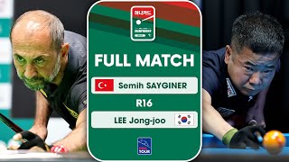 FULL MATCH: Semih SAYGINER - LEE Jong-joo | PBA R16 | Hana Card Championship 2023