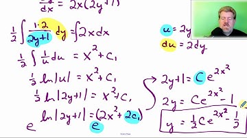 Roeper (Calculus AB) - Separable Differential Equations #2 of 2