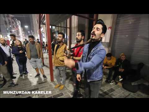 İstanbul, İstiklal Caddesi'nde Kürtçe Müzik-Harun Yılmaz- Grup Anemon- Grup Bakur