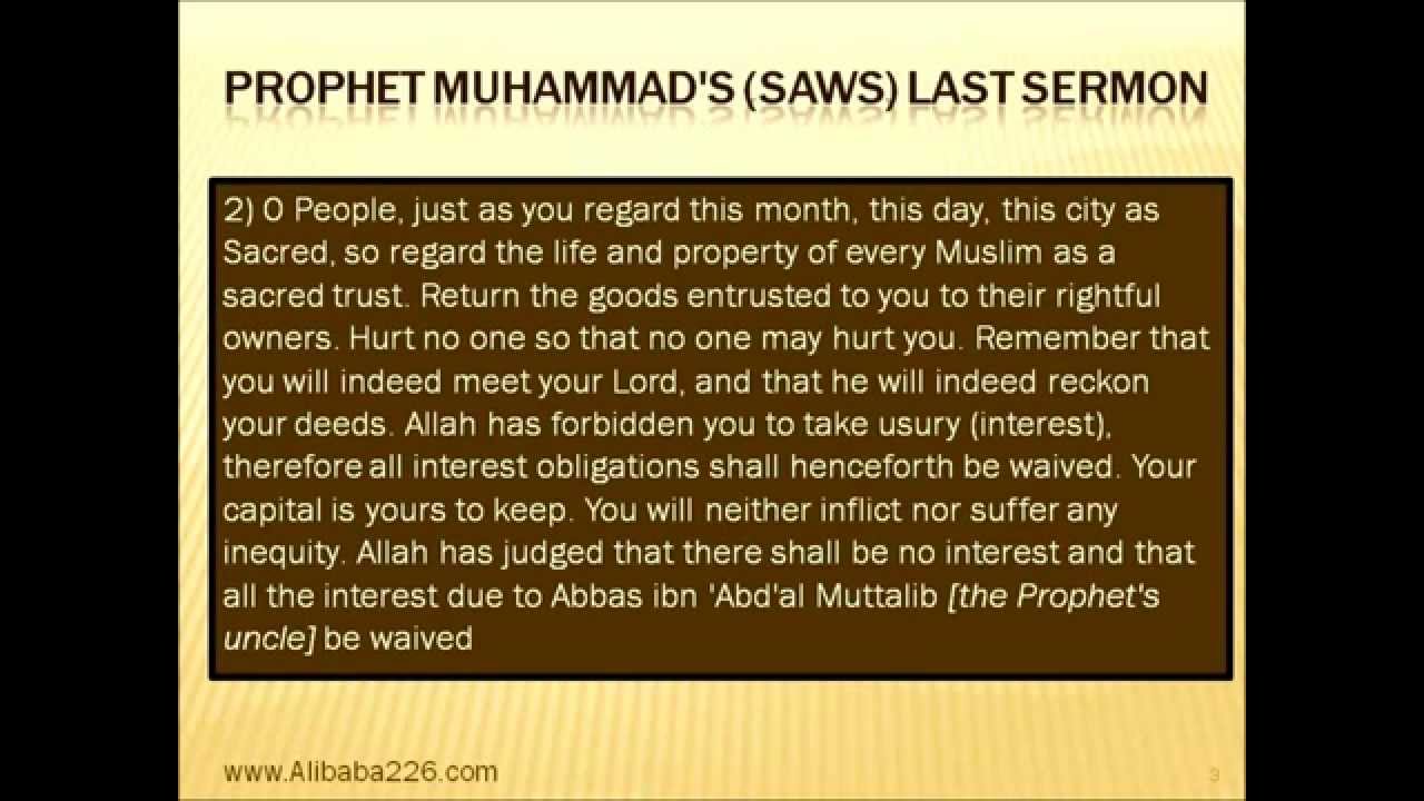 paragraph about prophet muhammad