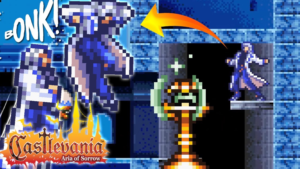 Glitching my way to the hippogryph In Castlevania Aria Of Sorrow
