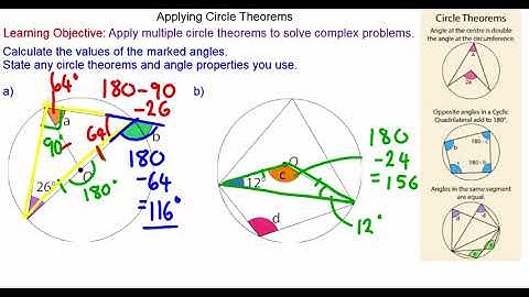 Applying Circle Theorems