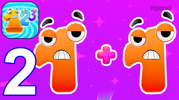 Number Run: Merge 3D Math - Gameplay Walkthrough Part 1 Number Run Math Game 12345678 (iOS, Android)