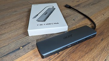 Acer USB C Hub First Impressions and Set up