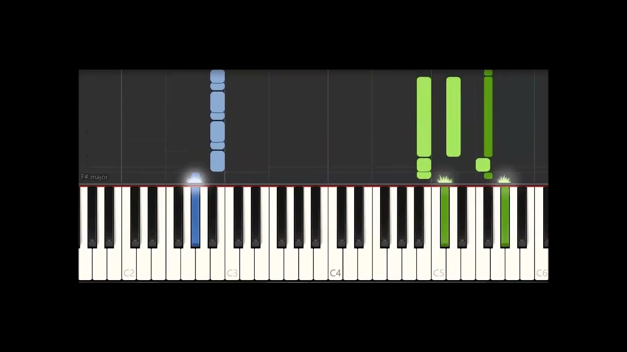 Las Ketchup - Asereje (Piano Solo) Synthesia