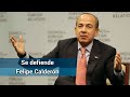 “Ataques no me intimidan”: Felipe Calderón