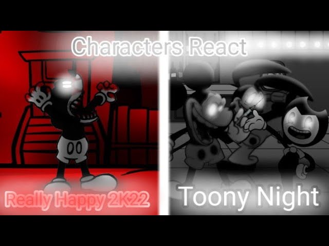 Characters react to Really Happy 2k22 And Toony night Song || FreshgachaYT || class=
