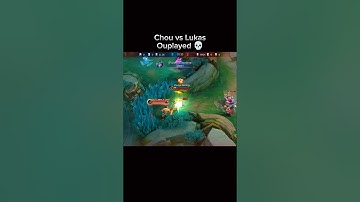 Lukas vs Chou Outplayed 💀 #lukas #chou #mobilelegends #mlbb #shorts #short @Jheayn #1v1