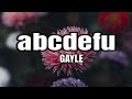 Abcdefu  gayle lyrics