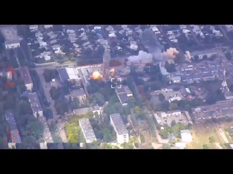 Удар авиабомбами JDAM , Светлодарск, сентябрь 2023.