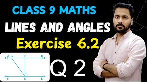 Class 9 Maths | Chapter 6 | Exercise 6.2 Q2 | Lines and Angles | New NCERT | Ex 6.2 Q2 Class 9th