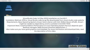 Visual Studio Code 1.41 (Dec 2019) Installation on CentOS 7