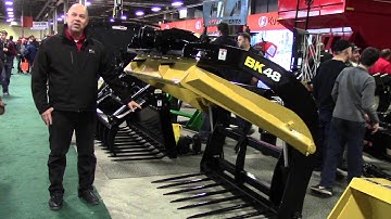 HLA Attachments: Overview of the  BK 48 Bale Knife For Hay Handling.
