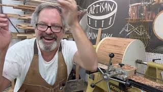 Drumset Build Lathing B Drum Shell