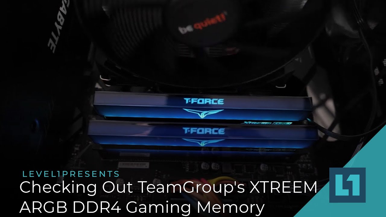 Checking Out TeamGroup's XTREEM ARGB DDR4 Gaming Memory - YouTube