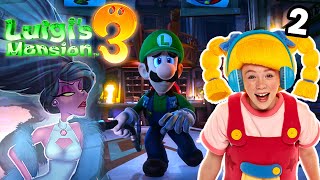 👻MARIO BROS. HALLOWEEN!!!👻 | Luigi's Mansion 3 EP2 | Mother Goose Club Let's Play