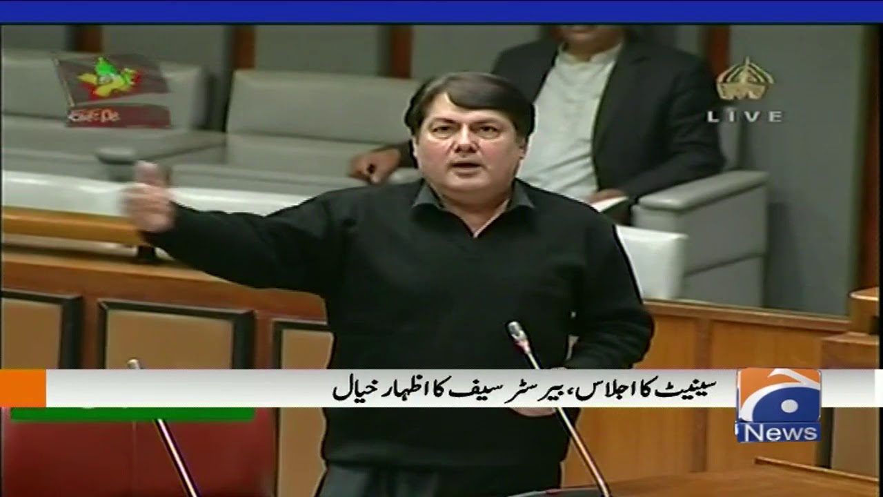 Muhammad Ali Saif Ka Senate Ijlas se Khitaab..!