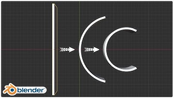 Blender Tutorial : Bend Objects in Blender with Simple Deform