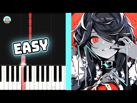 [full] Kanaria - "KING" - EASY Piano Tutorial & Sheet Music