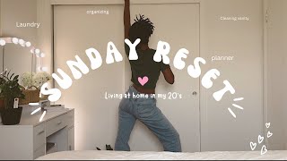 SUNDAY RESET ♡ | Preparing for the week + organizing + cleaning vanity & more | Destiny Powell