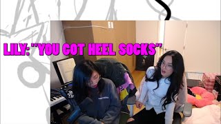 Another day, another height check Valkyrae VS Lilypichu
