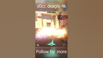 d0cc 4 headshots with deagle 😱 #clutch #counterstrike2 #cs2 #cs2clips #cs2clutch #cs2funny #fyp