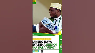 Maneno Haya Angeyasema Shekhe Angepotea 