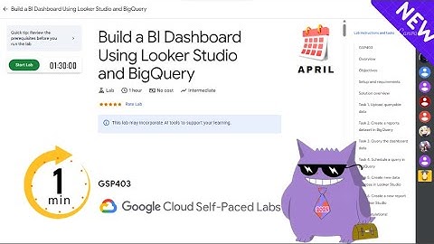 Build a BI Dashboard Using Looker Studio and BigQuery  | #2025 | #GSP403 |#qwiklabs |Solution