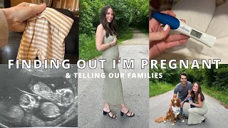 FINDING OUT I'M PREGNANT & we're having... | big surprise at the end & telling my husband + family