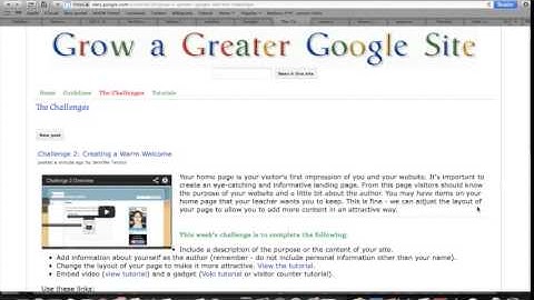 How to add a gadget to your Google Site
