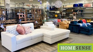 HOME SENSE FURNITURE SOFAS COUCHES ARMCHAIRS COFFEE TABLES SHOP WITH ME SHOPPING STORE WALK THROUGH