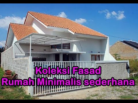 Koleksi desain Fasad  Rumah  Minimalis  sederhana  YouTube