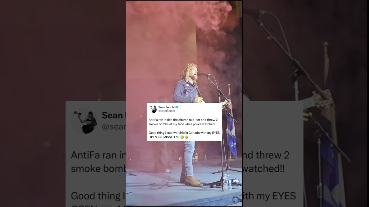 Antifa Stormed Into The Church Threw Smoke Bombs During Worship Yet Kept Going 