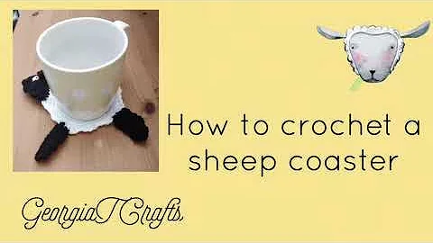 Master the Art of Crochet with a Cute Sheep Coaster Tutorial