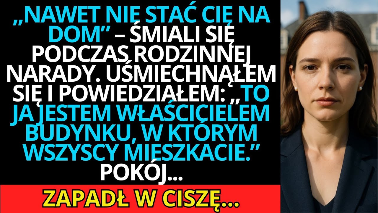 Nazwali mnie biedną przy rodzinnym stole — wtedy wyciągnęłam umowę ...