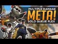 Overwatch: The Multi-DPS META! - Solo Queue Flexing!