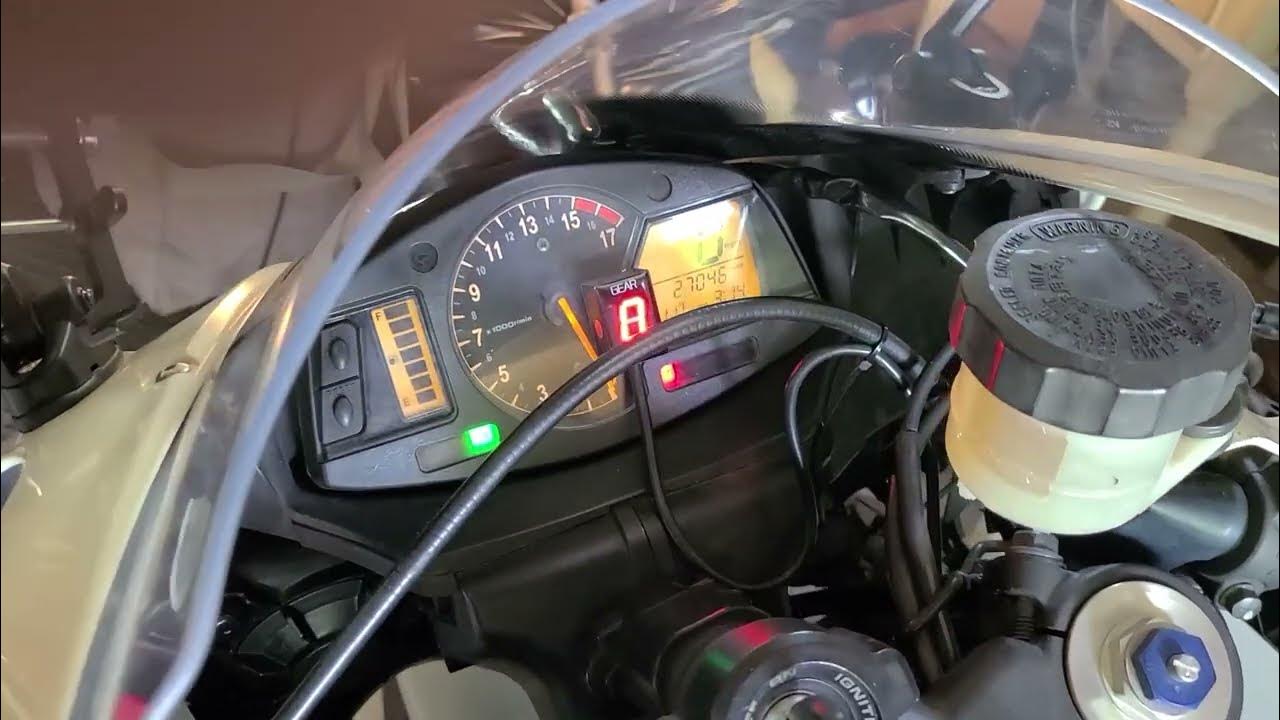 2009 HONDA CBR600 CLUSTER GAUGE FIX HOW TO YouTube