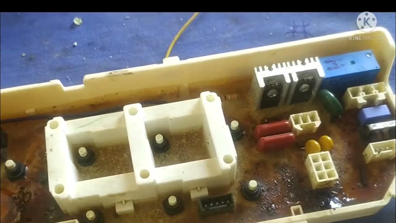 Samsung top load washing Machine start button not working Repair. YouTube