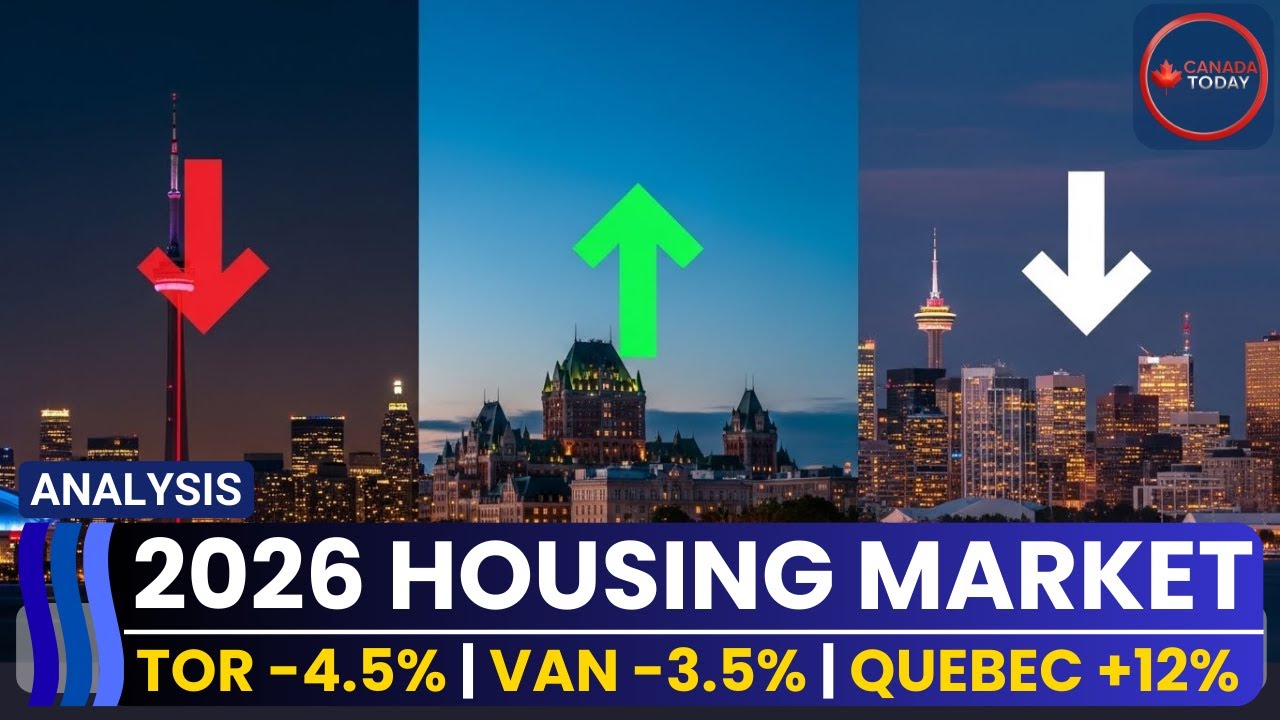 Toronto & Vancouver Home Prices to DROP in 2026 | Canada Housing Market ...