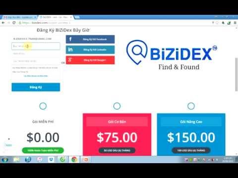 Bizidex - Hướng Dẫn Đăng Ký Quảng Cáo Miễn Phí | Foci