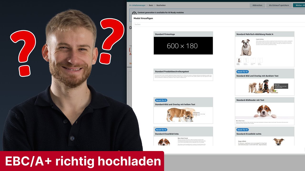A+ Content (EBC) in Seller Central erstellen 2025 Anleitung
