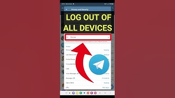 How to Log Out Of All Devices on Telegram
