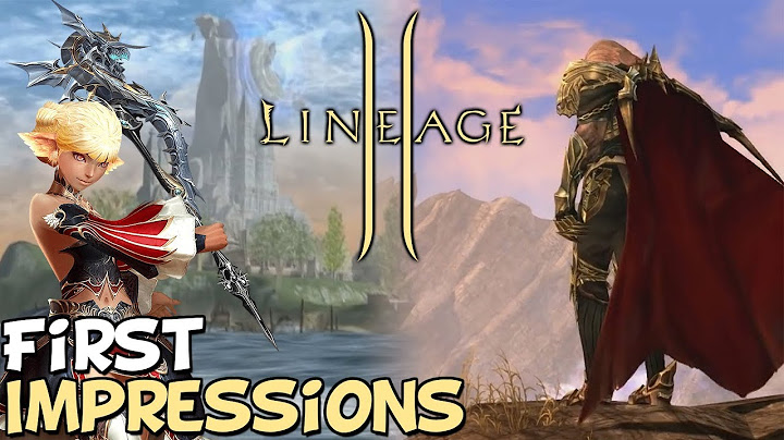 Lineage 2 First Impressions 