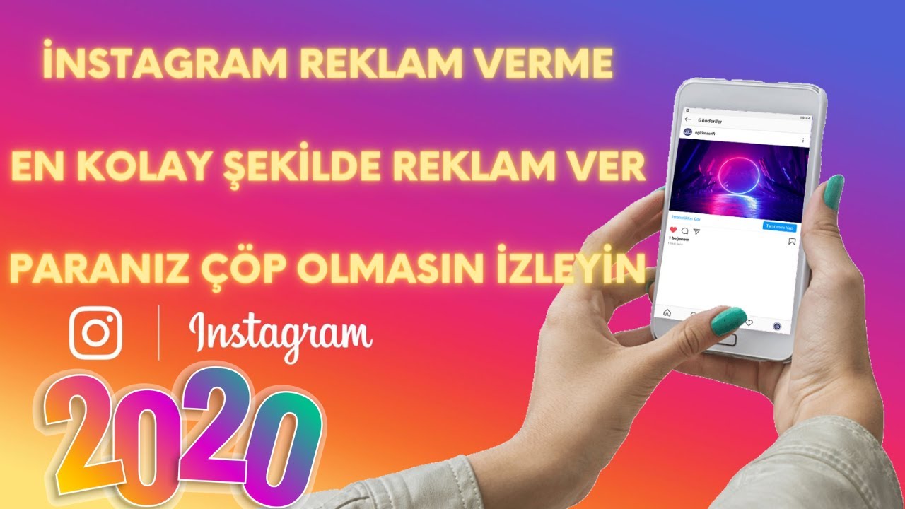 İNSTAGRAM REKLAM VERME / İNSTAGRAM SPONSORLU REKLAM VERME / İNSTAGRAM