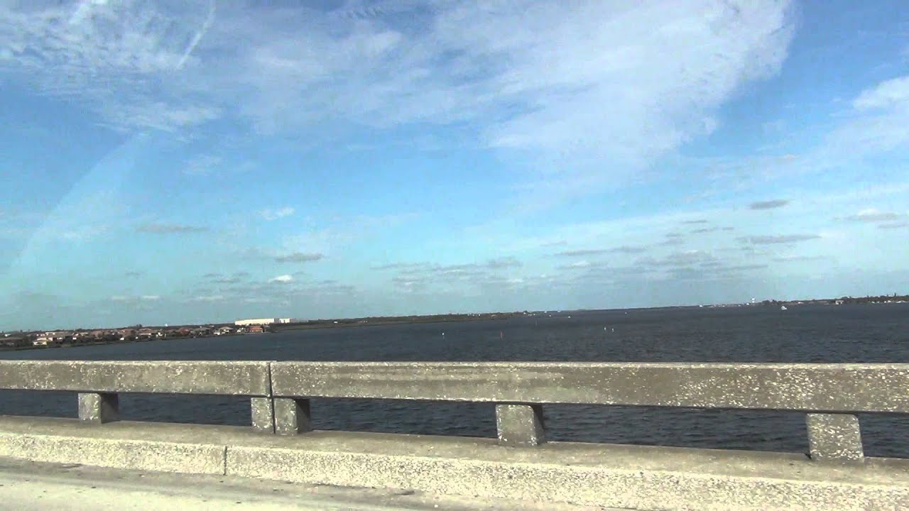 Going over the Manatee River Bridge on 4 16 2014