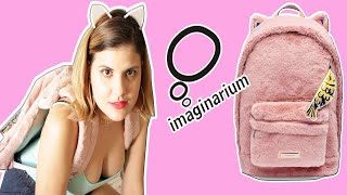 Imaginarium - Tem mochila de gato (peludinha, com orelha e até