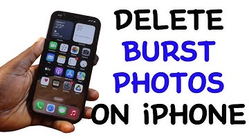 How to Delete Burst Photos on iPhone